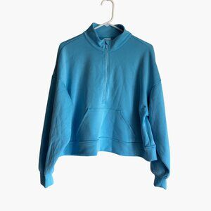 All in Motion Blue Quarter-Zip Sweatshirt
